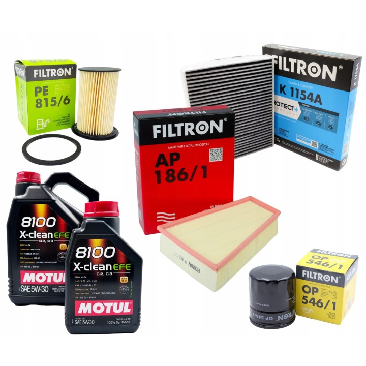 OLEJ 6L 5W30 MOTUL 4X FILTRY FORD MONDEO IV S-MAX GALAXY 1.8 TDCI