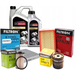 OLEJ 6L 5W30 MOTORCRAFT 4X FILTRY FORD FOCUS II C-MAX 1.8TDCI PRZEDLIFT