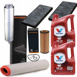 ZESTAW FILTRÓW + 8L OLEJ VALVOLINE 5W30 DO BMW 5 E60 E61 525d 530d
