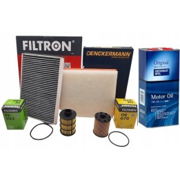ZESTAW FILTRÓW FILTRON + OLEJ 5W30 OPEL ASTRA 3 H 1.3CDTI