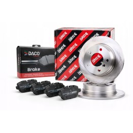 BMW 1 E81, E87 116I 118I 118D - TARCZE HAMULCOWE + KLOCKI TYŁ 280 MM