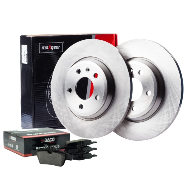 2X TARCZE HAMULCOWE + KLOCKI TYŁ do FORD FOCUS III MK3 271MM