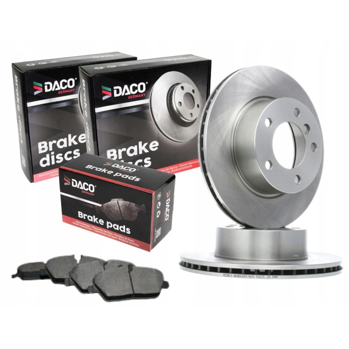 TARCZE HAMULCOWE PRZÓD + KLOCKO BMW E87 E81 116I 118D 284MM