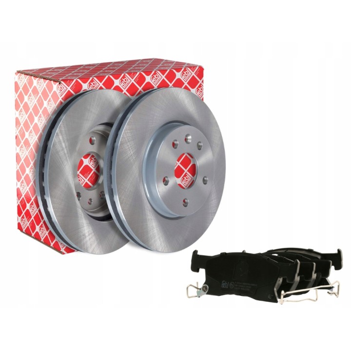 2X TARCZE HAMULCOWE + KLOCKI PRZÓD OPEL ASTRA K 276MM
