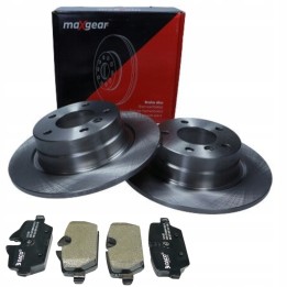 TARCZE HAMULCOWE + KLOCKI TYŁ BMW E90 E87 296MM PEŁNA