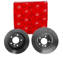 TARCZE HAMULCOWE TYŁ do BMW E81 E87 E90 E91 E92 PEŁNE NIEWENTYLOWANE 296mm
