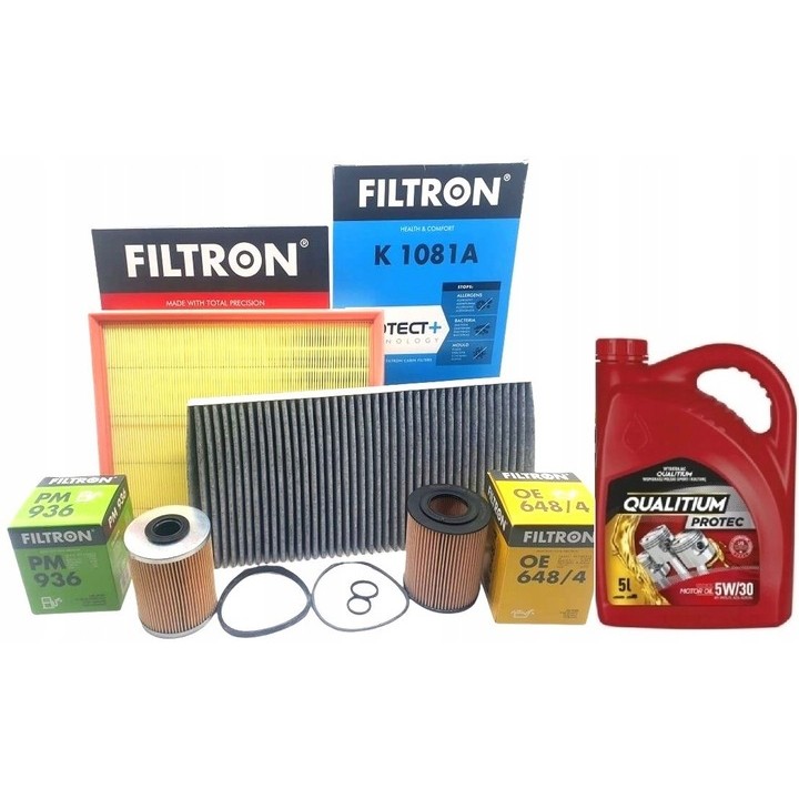 FILTRON ZESTAW FILTRÓW + OLEJ 5L. 5W30 OPEL COMBO CORSA C 1.7DTI
