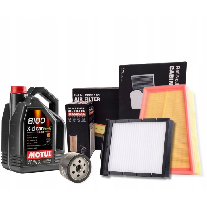 OLEJ 5W30 MOTUL 5L ZESTAW FILTRÓW RENAULT MEGANE II 1.6 2.0 16V