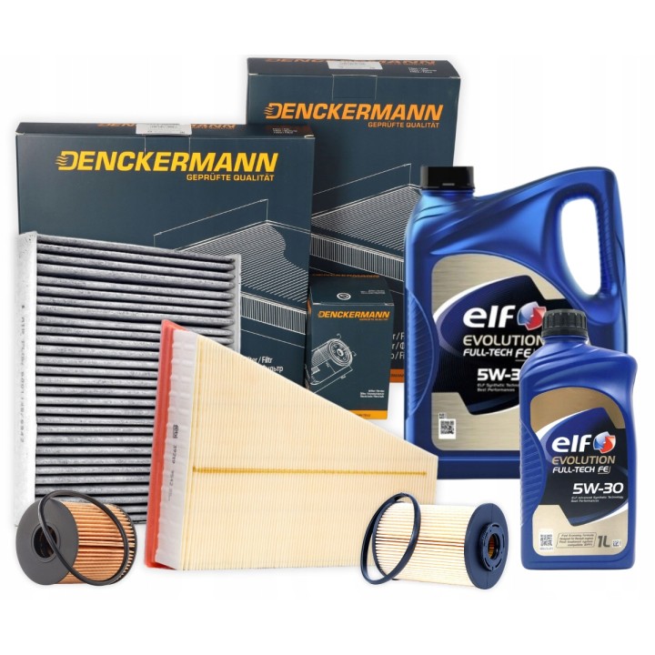OLEJ 5W30 6L ELF ZESTAW FILTRÓW do FORD MONDEO IV 2.0 TDCI PRZEDLIFT