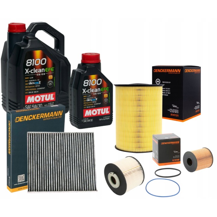 6L OLEJ 5W30 MOTUL + ZESTAW 4X FILTRÓW FOCUS III MK3 KUGA II C 2.0TDCI