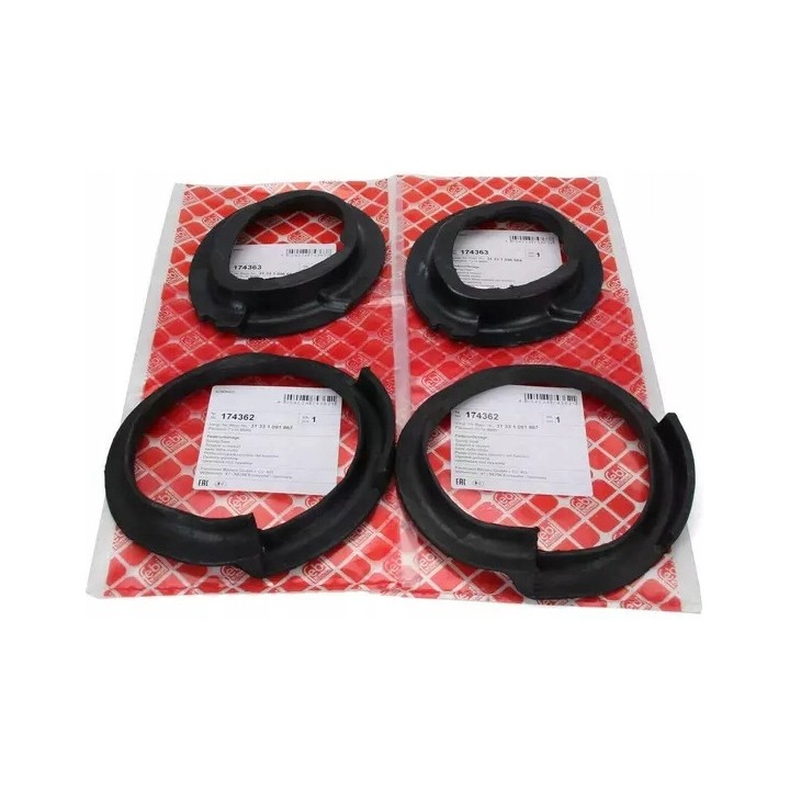 2X AMORTYZATOR PRZÓD OSŁONY SPRĘŻNY PODUSZKA BMW E60 E61 520 523 530