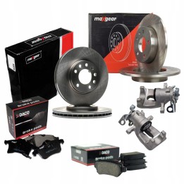 TARCZE 308 MM PRZÓD + TARCZE TYŁ 264 MM + KLOCKI OPEL ZAFIRA B ASTRA H