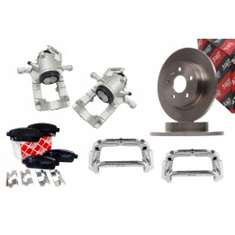 2 X ZACISK HAMULCOWY KLOCKI TARCZE TYŁ OPEL ASTRA J MOKKA CASCADA 268MM