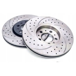 ZESTAW TARCZE HAMULCOWE NACINANE NAWIERCANE BMW E39 324MM