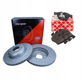 TARCZE + KLOCKI HAMULCOWE PRZÓD BMW F10 F11 330MM SPORT NACINANE
