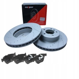 TARCZE + KLOCKI PRZÓD DO BMW 5 E60 E61 ZESTAW 324MM SPORT NACINANE