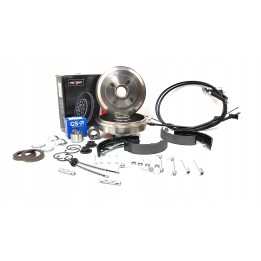 BĘBNY HAMULCOWE + ŁOŻYSKA FORD FOCUS I MK1 + ABS
