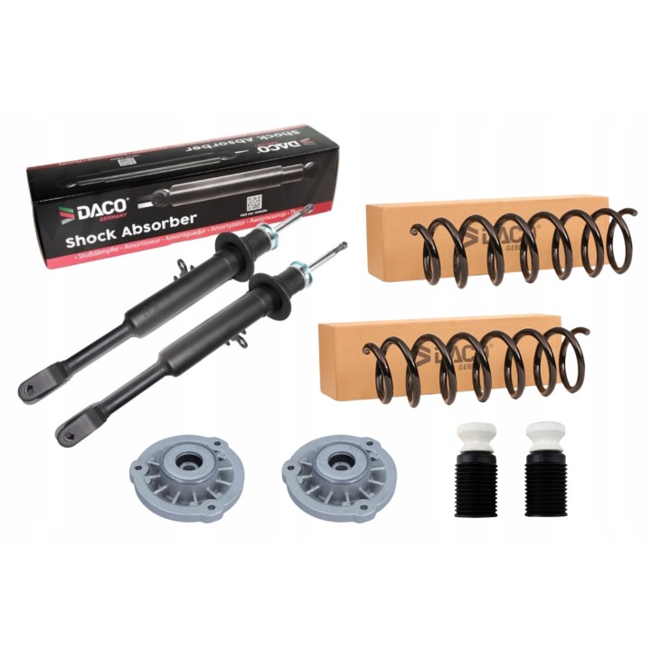 2X AMORTYZATOR PRZÓD MOCOWANIE OSŁONY SPRĘŻYNY BMW F10 F11 2.0 2.5 3.0