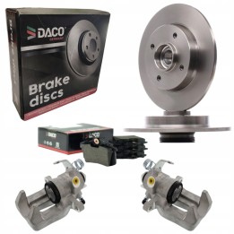 2X ZACISKI TARCZE ŁOŻYSKA KLOCKI TYŁ CITROEN C4 DS4 PEUGEOT 307 308 30MM