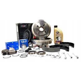 BĘBNY HAMULCOWE + ŁOŻYSKA FORD FOCUS I MK1 + ABS