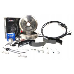 BĘBNY HAMULCOWE + ŁOŻYSKA FORD FOCUS I MK1 BEZ ABS