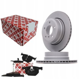 TARCZE + KLOCKI TYŁ BMW 5 E60 E61 520 523 525 530 320MM