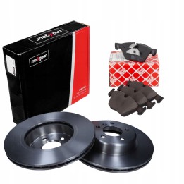 TARCZE + KLOCKI HAMULCOWE PRZÓD BMW F10 F11 330MM