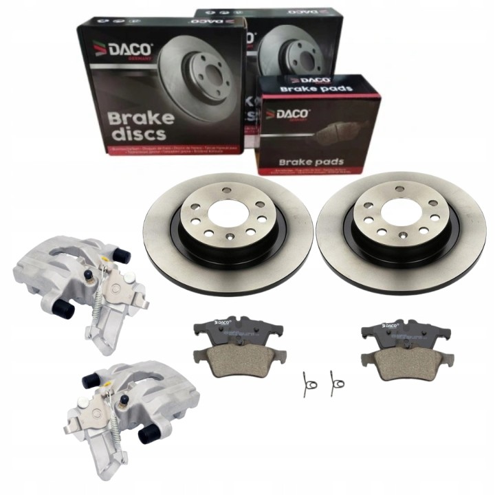 2X ZACISKI TARCZE KLOCKI TYŁ SAAB OPEL SIGNUM VECTRA C 278MM PEŁNE