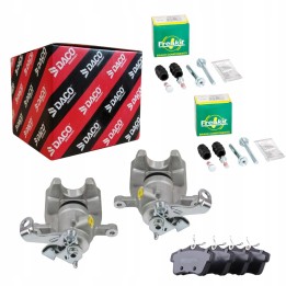 2X ZACISK HAMULCOWY TYŁ + KLOCKI PEUGEOT 308 3008 CITROEN C4 II DS4 268mm