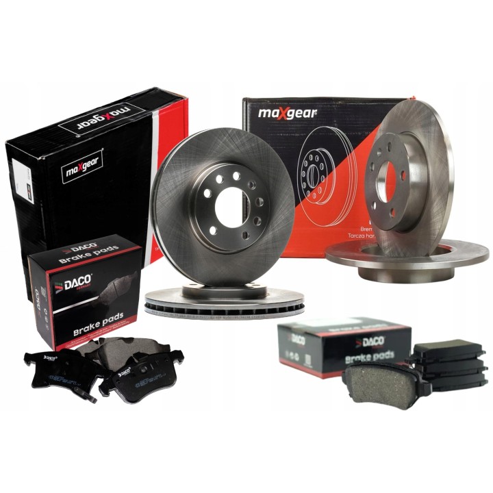 TARCZE 280MM PRZÓD TYŁ 264MM + KLOCKI OPEL ZAFIRA ASTRA G 5 ŚRUB LUCAS