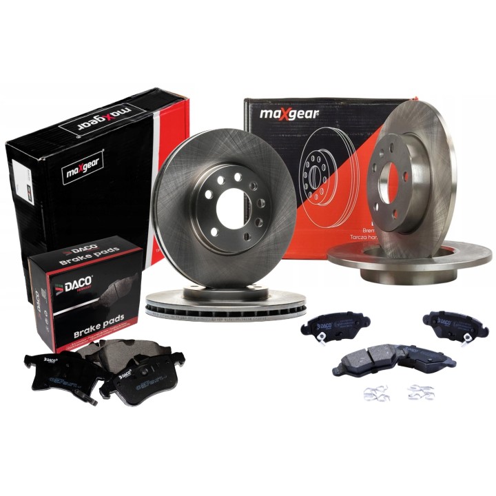 TARCZE 280MM PRZÓD TYŁ 264MM + KLOCKI OPEL ZAFIRA ASTRA G 5 ŚRUB BOSCH