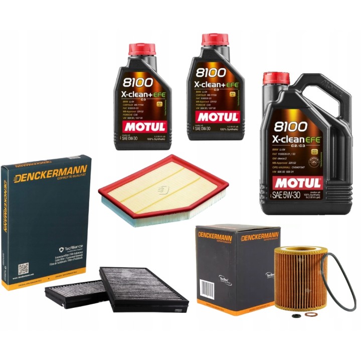 7L 5W30 MOTUL OLEJ FILTR OLEJ POWIETRZE KABINA BMW E60 530I 525I N52 ZESTAW