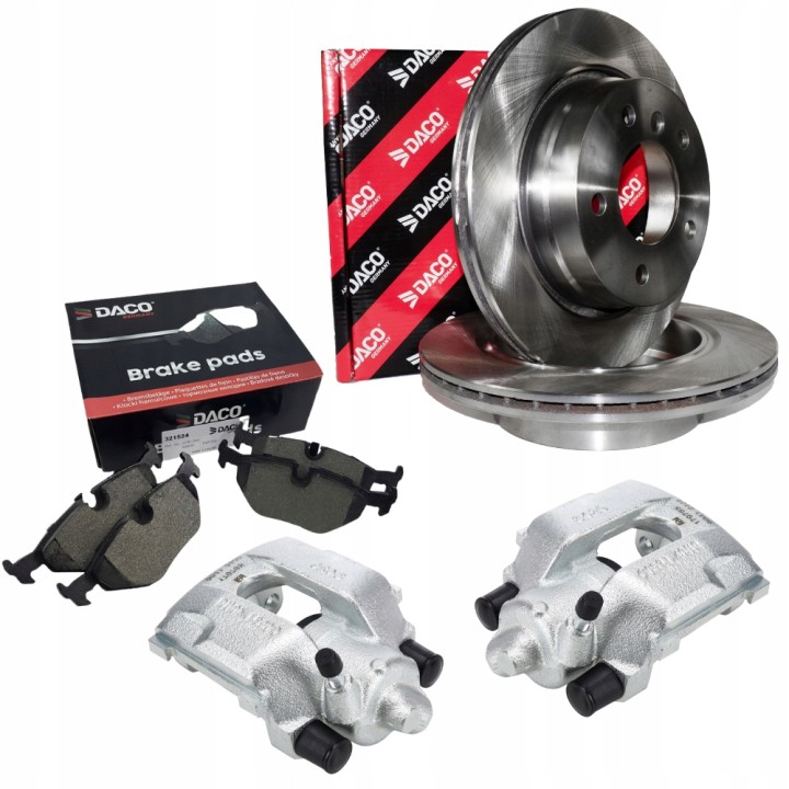 TARCZE + KLOCKI + ZACISKI TYŁ do BMW 3 E46 320D 320 323 325 328I - 294mm