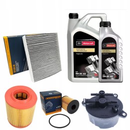 OLEJ 6L 5W30 + ZESTAW FILTRÓW MONDEO IV GALAXY S-MAX 2.2 TDCI