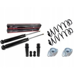 2X AMORTYZATORY SPRĘŻYNY MOCOWANIA OSŁONY PEUGEOT 307 HATCHBACK CITROEN C4