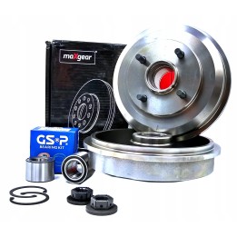 BĘBNY HAMULCOWE + ŁOŻYSKA FORD FOCUS I MK1