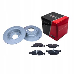 TARCZE + KLOCKI TYŁ DO BMW 3 E36 E46 316 318 PEŁNE 280MM SPORT NACINANE