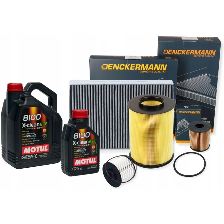 6L MOTUL 5W30 OLEJ + ZESTAW FILTRÓW C-MAX KUGA FOCUS III 2.0TDCI