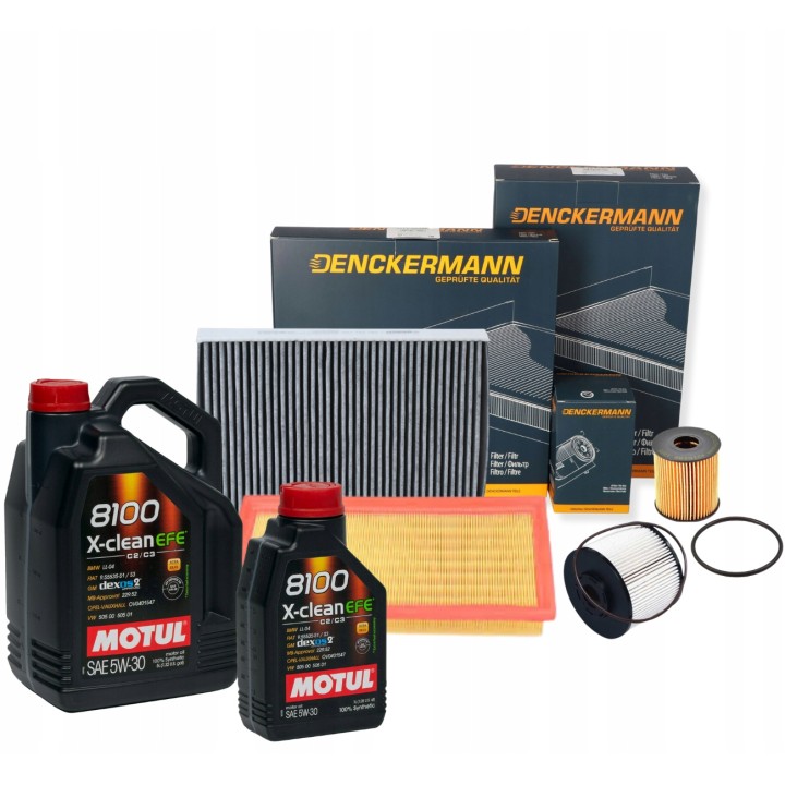 OLEJ 5W30 6L MOTUL ZESTAW FILTRÓW do PEUGEOT 508 2.0HDI 163KM