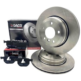TARCZE + KLOCKI TYŁ BMW 5 E60 E61 520 523 525 530 320MM