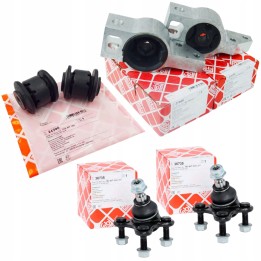 4x TULEJE WAHACZA PRZEDNIEGO 2X SWORZEŃ VW GOLF V AUDI A3 SKODA OCTAVIA II