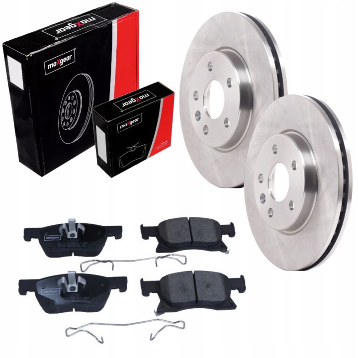 2X TARCZE HAMULCOWE + KLOCKI PRZÓD OPEL ASTRA K 276MM