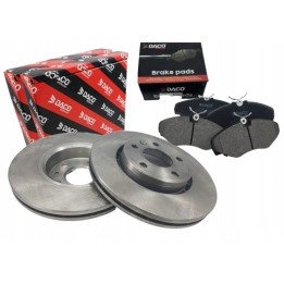 TARCZE HAMULCOWE PRZÓD + KLOCKI OPEL VIVARO NISSANPRIMASTAR 305MM