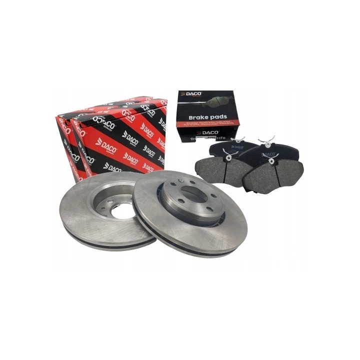 TARCZE HAMULCOWE PRZÓD + KLOCKI OPEL VIVARO NISSANPRIMASTAR 305MM