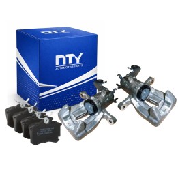 ZACISKI HAMULCOWE TYŁ +KLOCKI RENAULT MEGANE II III SCENIC FLUENCE SCENIC 3