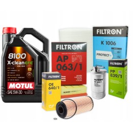 OLEJ 5L 5W30 MOTUL ZESTAW FILTRÓW PASSAT B5 FL SUPERB 1.9TDI AVB AVF AWX