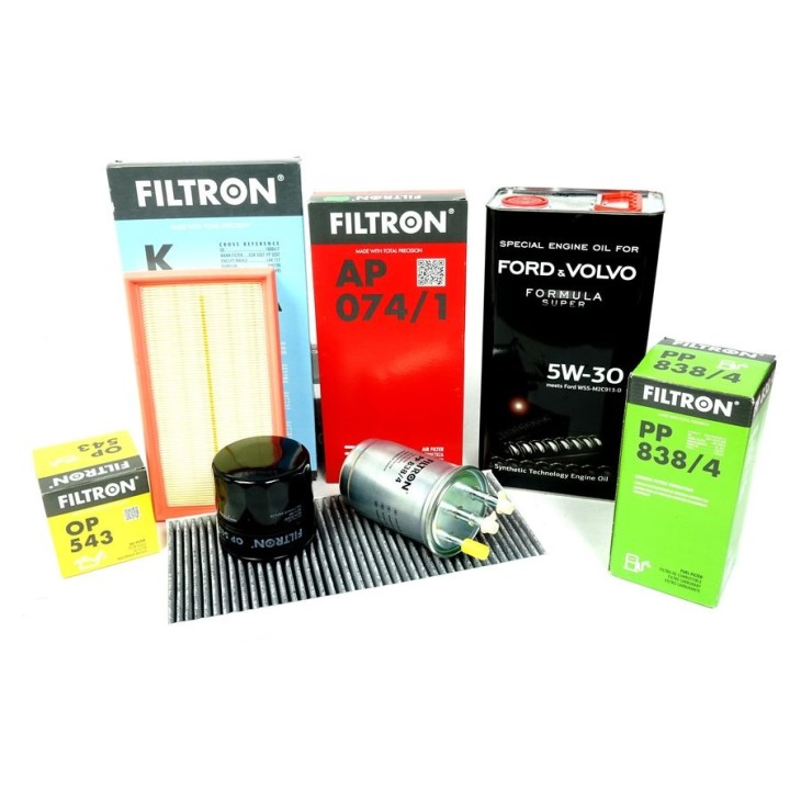 ZESTAW FILTRÓW FILTRON do FORD FOCUS I MK1 1.8TDCi + OLEJ 5W30