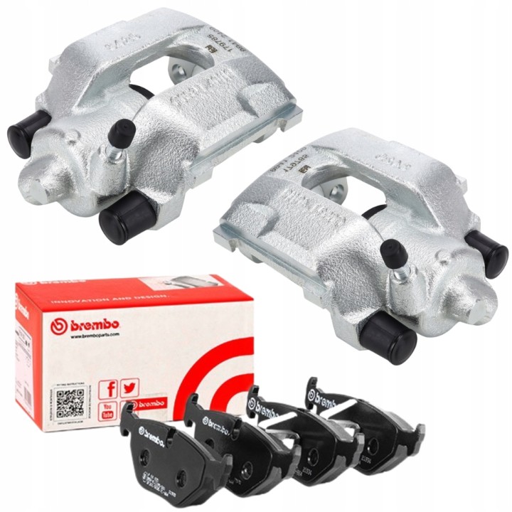 2x ZACISKI HAMULCOWE TYŁ do BMW E36 E46 316 318 320 323 325 320D + KLOCKI !