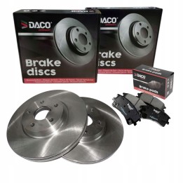 TARCZE + KLOCKI ZESTAW PRZÓD 283MM MAZDA 6 GG/GY 2002-2008