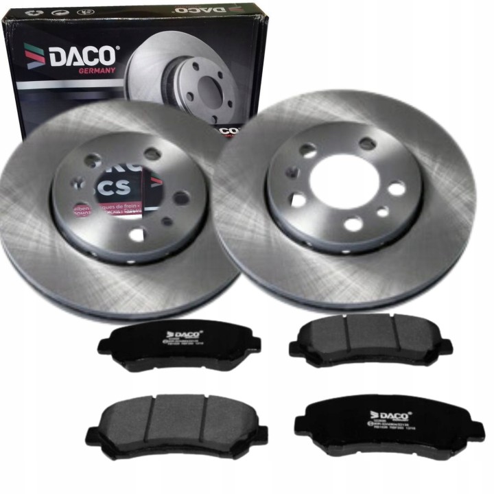 TARCZE + KLOCKI PRZÓD do Nissan Qashqai J10 X-Trail II T31 296mm